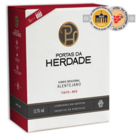 Portas da Herdade Bag in Box Tinto 2023 (Tinto)