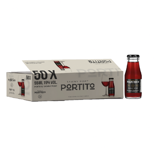 Pack 50 X 55ml Marthas Portito Tawny (Port)